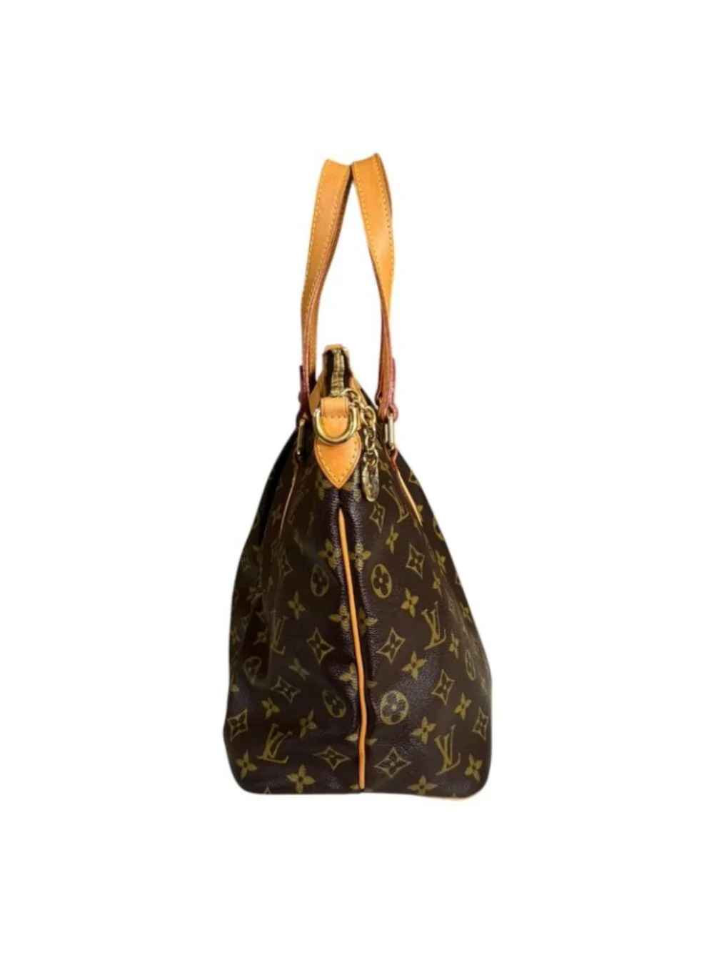 Louis Vuitton Palermo PM Monogram Shoulder Bag Canvas Brown